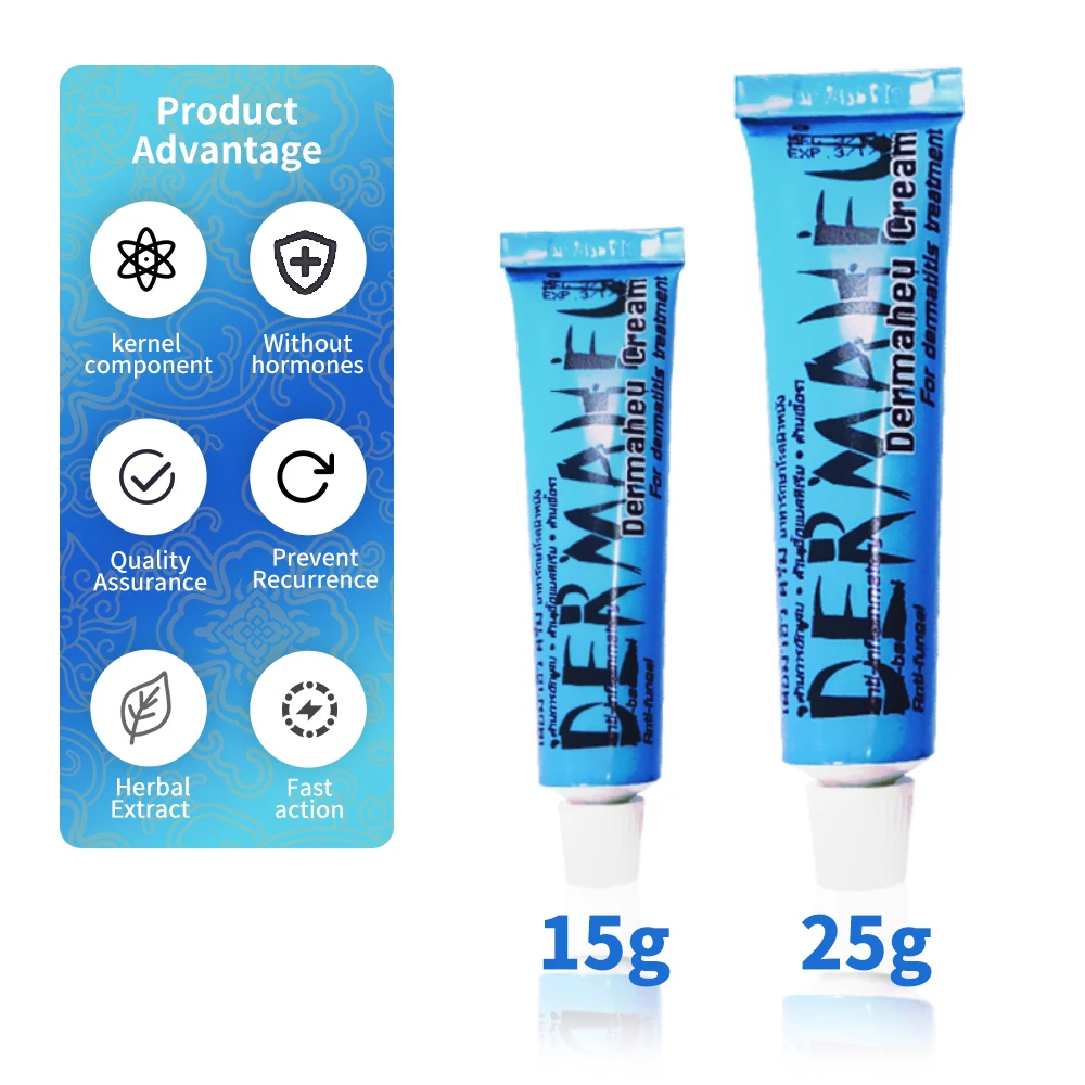 Thai Dermaheu Tender Foot Cream Anti-bacterial Anti-chapping Skin care 15g