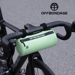 OFFBONDAGE Bicycle Front Tube Bag Waterproof Large Capacity Handlebar Bag Portable Multifunctional Shoulder Bag Bike Bag