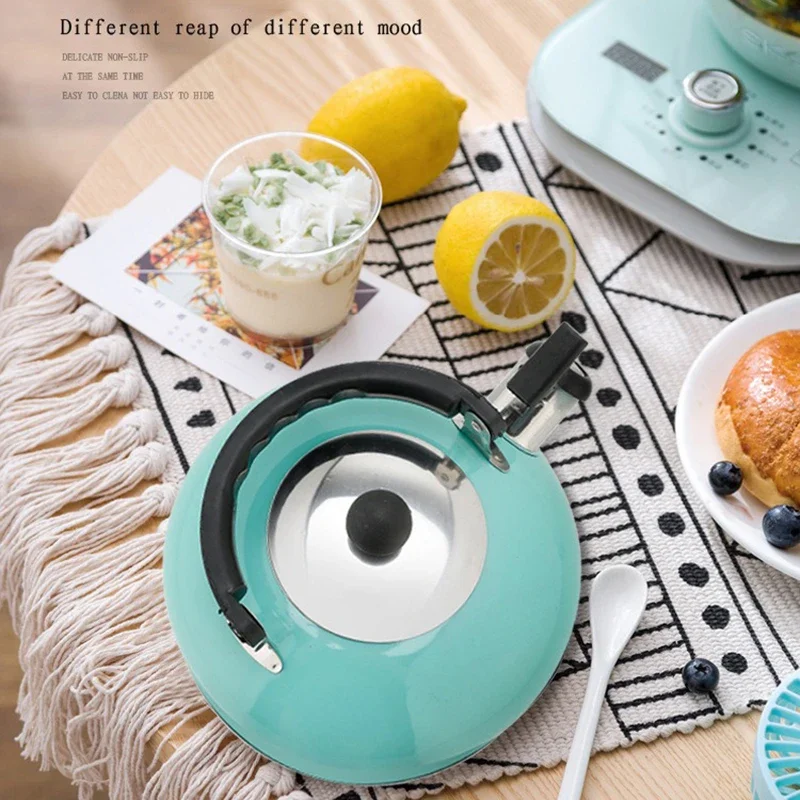 Stainless Steel Tea Kettle Food Grade Coffee Tea Pot Induction Cooker Gas Stove Universal Hiking Camping Outdoor Kitchen Gadgets