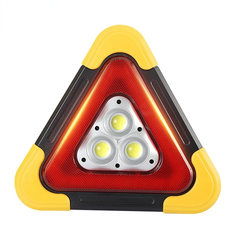 Car Triangle Emergency Warning Led Warning Triangle Light Car Portable Aliexpress