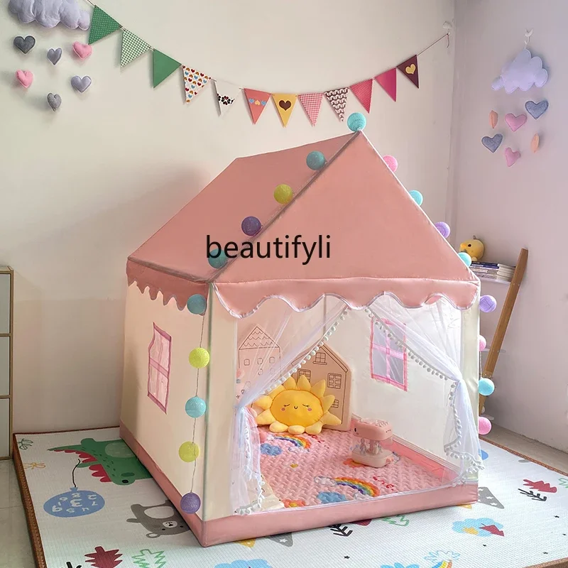 Small tent indoor, sleepable girl baby toy house household separate bed artifact birthday gift