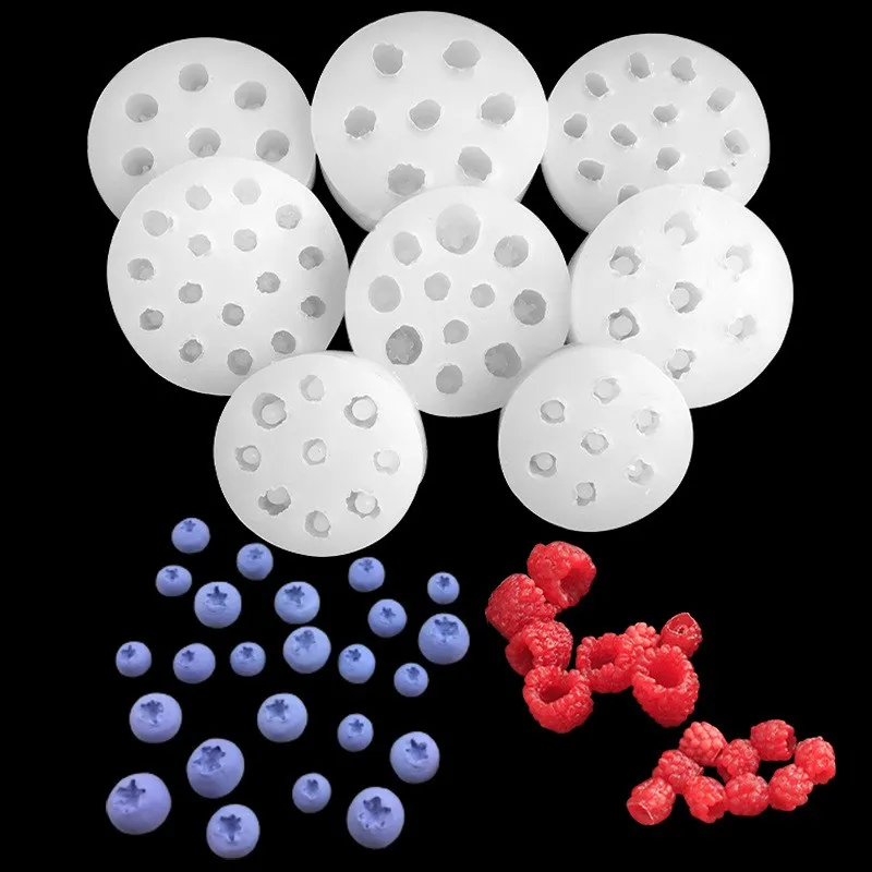 

Силиконовая форма для малины и черники в разных стилях, «сделай сам», помадка, торт, десерт, кондитерское украшение, кухонные аксессуары для выпечки, инструменты