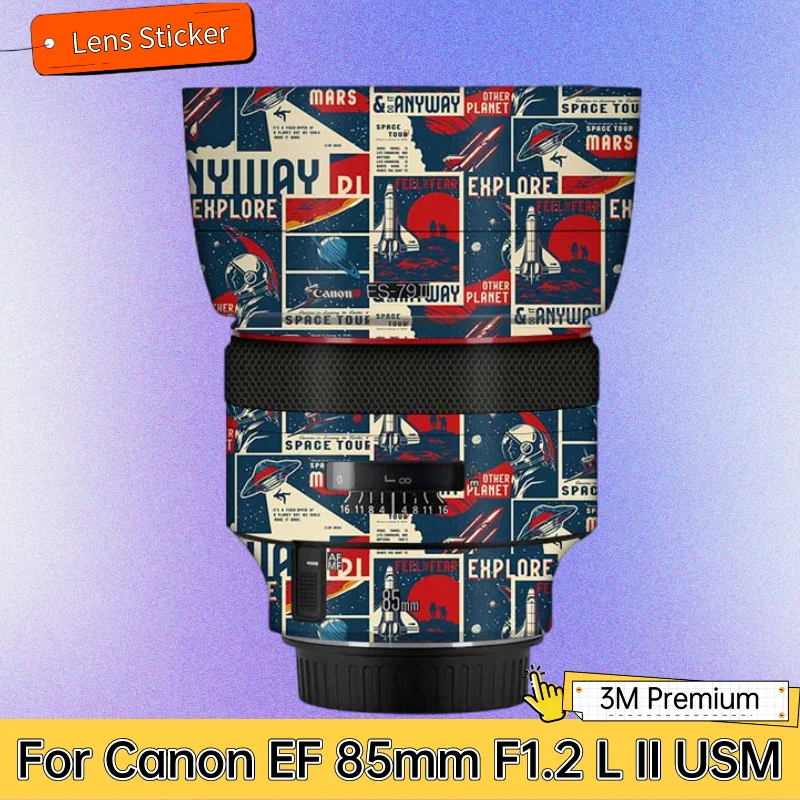 

Защитная пленка для Canon EF 85 мм F1.2 L II USM наклейка на рассеиватель, пленка для защиты от царапин EF85 F1.2L II EF85/1.2L II