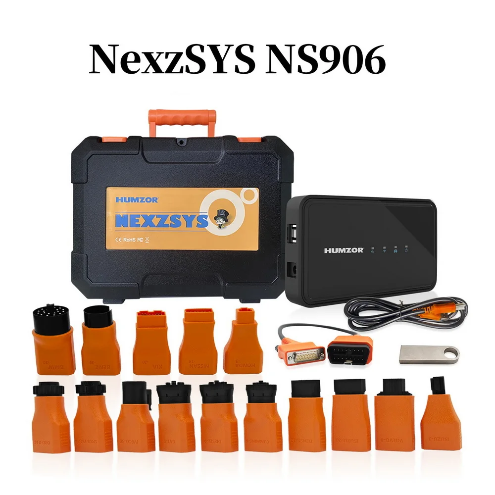 Humzor 차량 진단 도구, NS906 진단 스캐너, Windows 컴퓨터에 연결하는 자동차 및 트럭