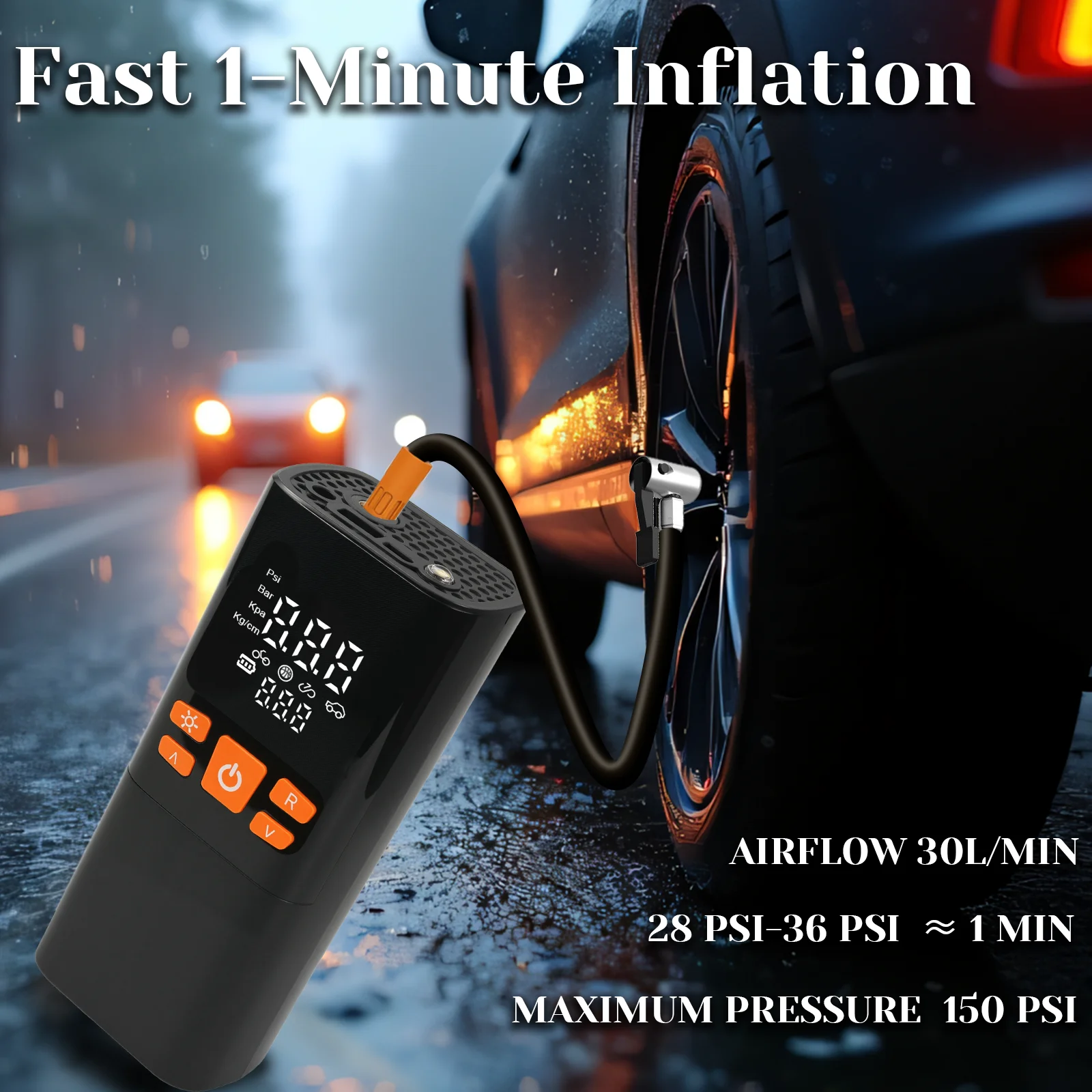 GUWIEYG ������ ���� ���� ����, 6000mAh ���͸�, �ڵ��� Ÿ�̾�, �������, �� ���� ���� ���� ���� ���