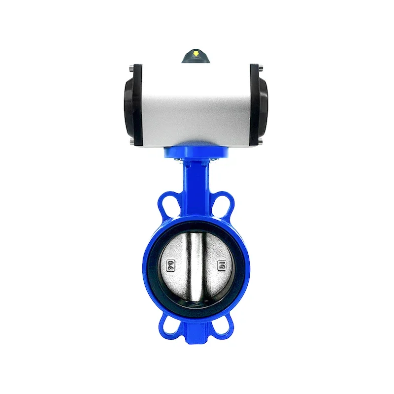 

Pneumatic Butterfly Valve D671X-10/16 Wafer Type Spherical Lnk 304 Stainless Steel Quick Shut-Off Valve DN40/50/65/80/100-300