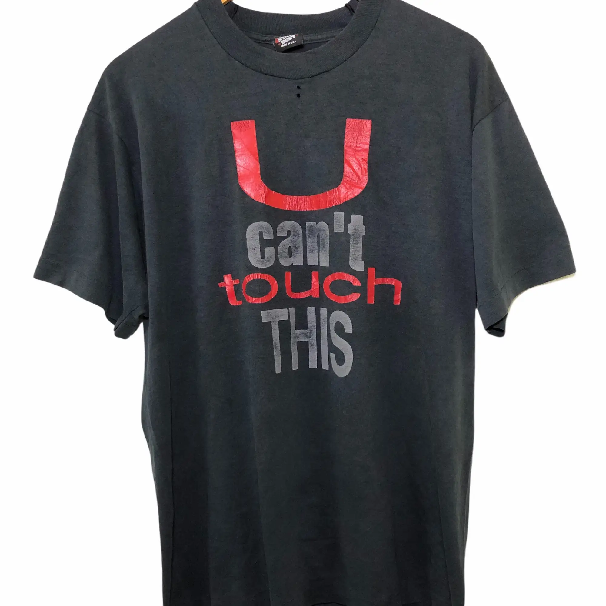 Vintage Anni '90 Mc Hammer U Can T Touch This Rappers Promo Album Tour Concert Shirt Taglia Xl Maniche Lunghe O Corte