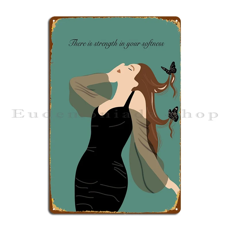 

Girl Metal Signs Wall Plaque Decoration Living Room Club Customized Tin Sign Poster