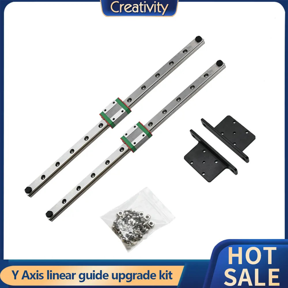 Ender 3/V2/PRO Y Axis Upgrade kit MGN12H Linear Rail upgrade kit X Axis Upgrade kit For Ender 3/V2  3d printer Upgrade Kit