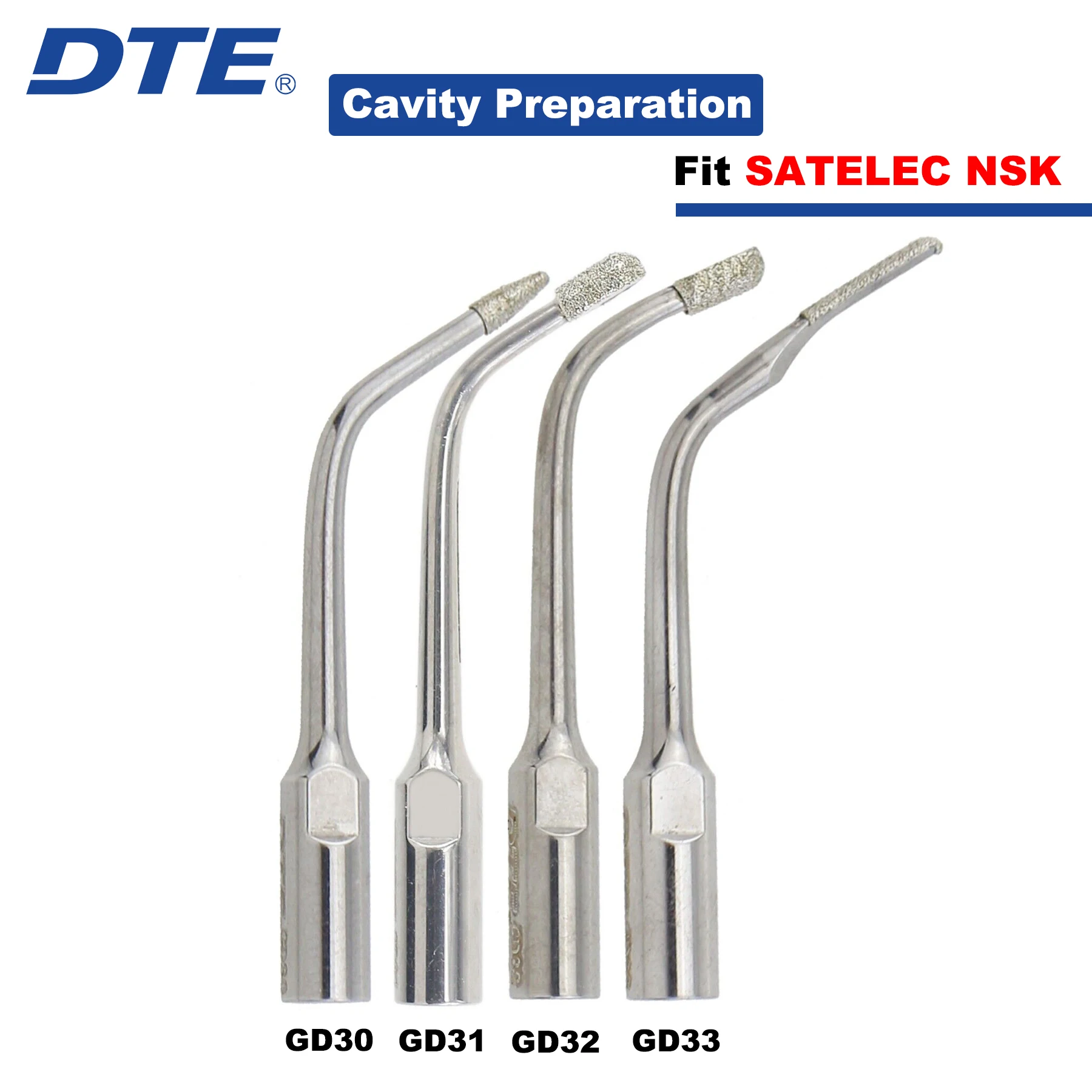 Woodpecker DTE Dental Ultrasonic Scaler Tips Scaling Tips For Cavity