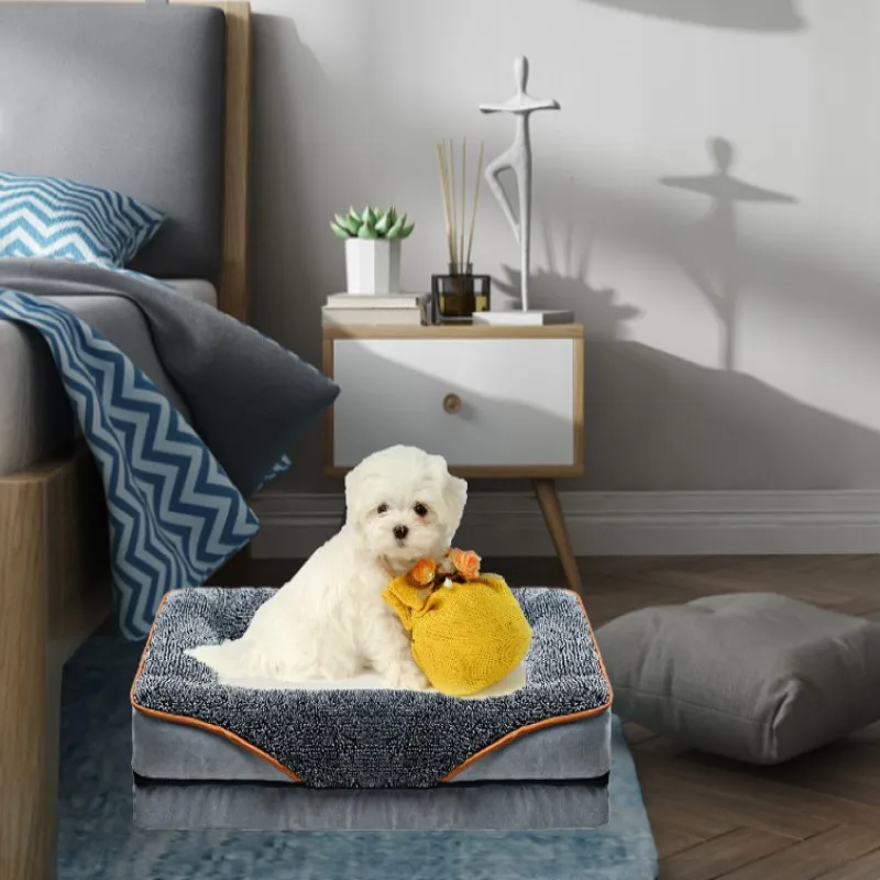 

Large Dogs Sofa Bed Pet Dog Bed Sofa For Dog Pet Calming Bed Warm Nest Washable Soft Furniture Protector Mat Cat Blanket