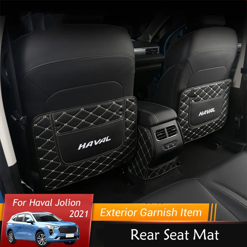 

For Haval Jolion 2021 2022 2023 Rear Seat Front Anti-kick Protective Mat Pad Case Cover Stickers Dust-proof Car Styling