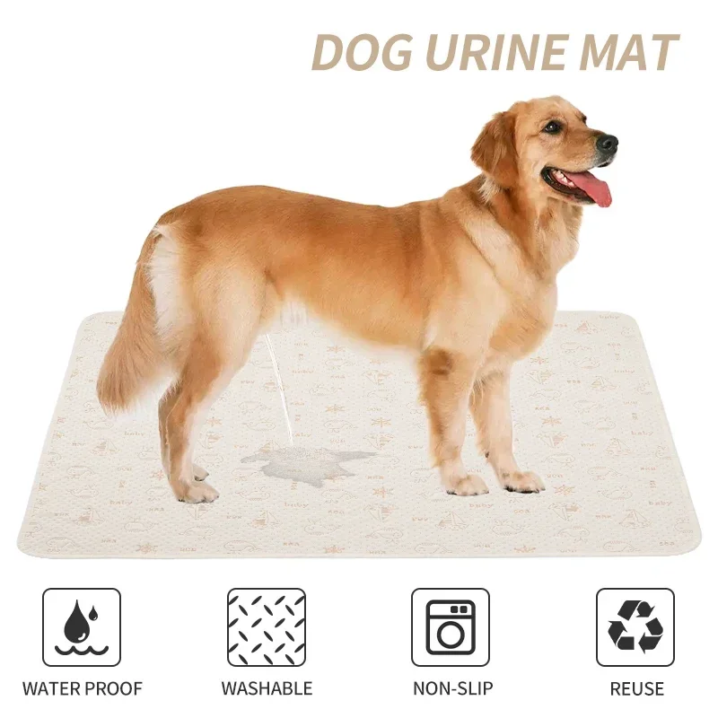 WashableDogPetDiaperMatWaterproofReusableAbsorbentTrainingPad