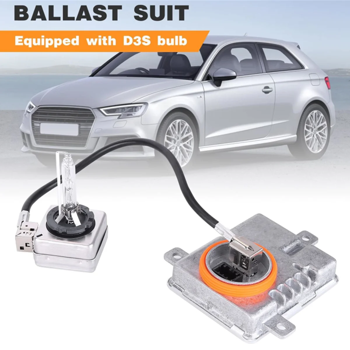 Car Light Socket Adaptor D3S D3C D3R 35W 55W Xenon HID OEM Lighting Holder Plug Play 12V Cable for Vehicle