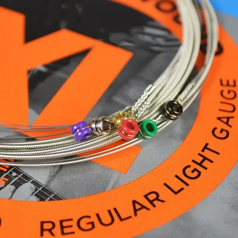 EXL110 Nickel Electric Guitar Strings 10-46 Perfect Intonation Consistent Feel Reliable Durability For 6String Music Accessories electric guitar strings