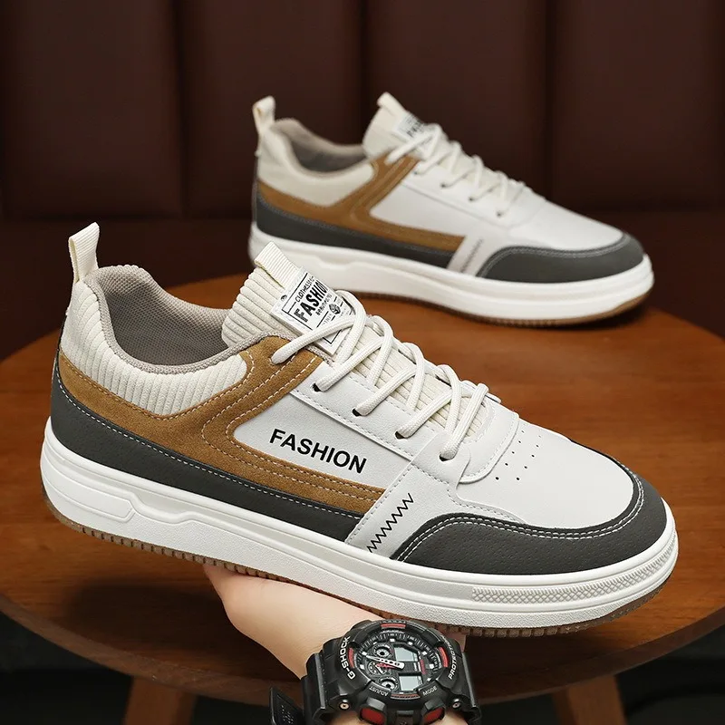 

Men's Sneakers Fashion Trend Casual Shoes Light Comfort Walking Shoes for Men Lace Up Platform Vulcanized Shoes Tenis Masculino