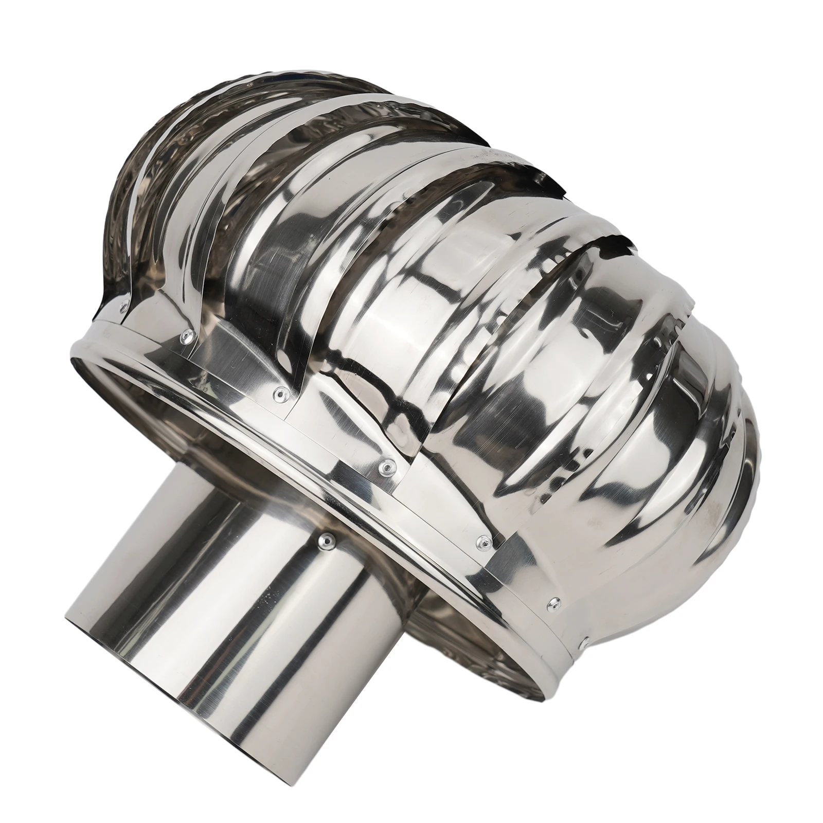 Rotating Chimney Cowl Cap Enhances Air Extraction Protects Flues and Ventilation Pipes Stainless Steel