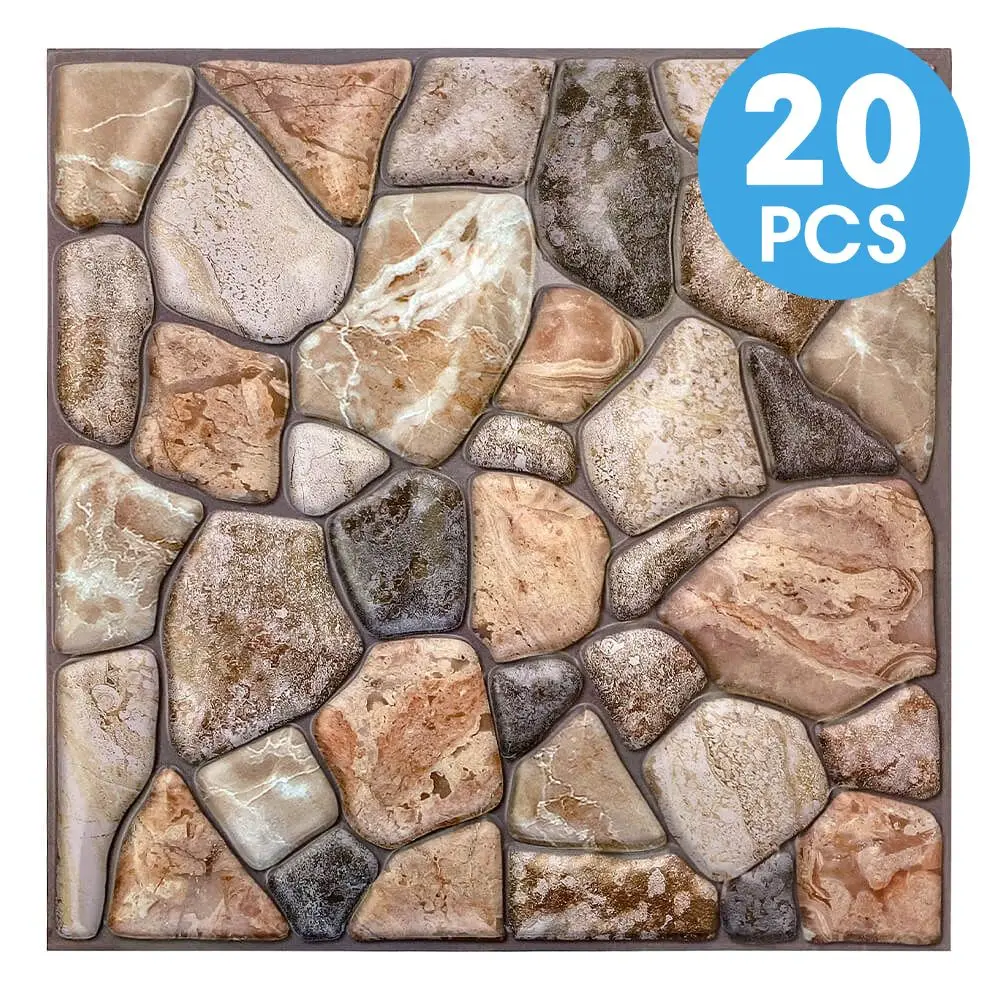 Red Pebbles-20pcs