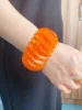 Fashionable Acrylic Beaded Elastic Bracelet, Perfect for Women to Wear on Daily Basis bangles for women 1