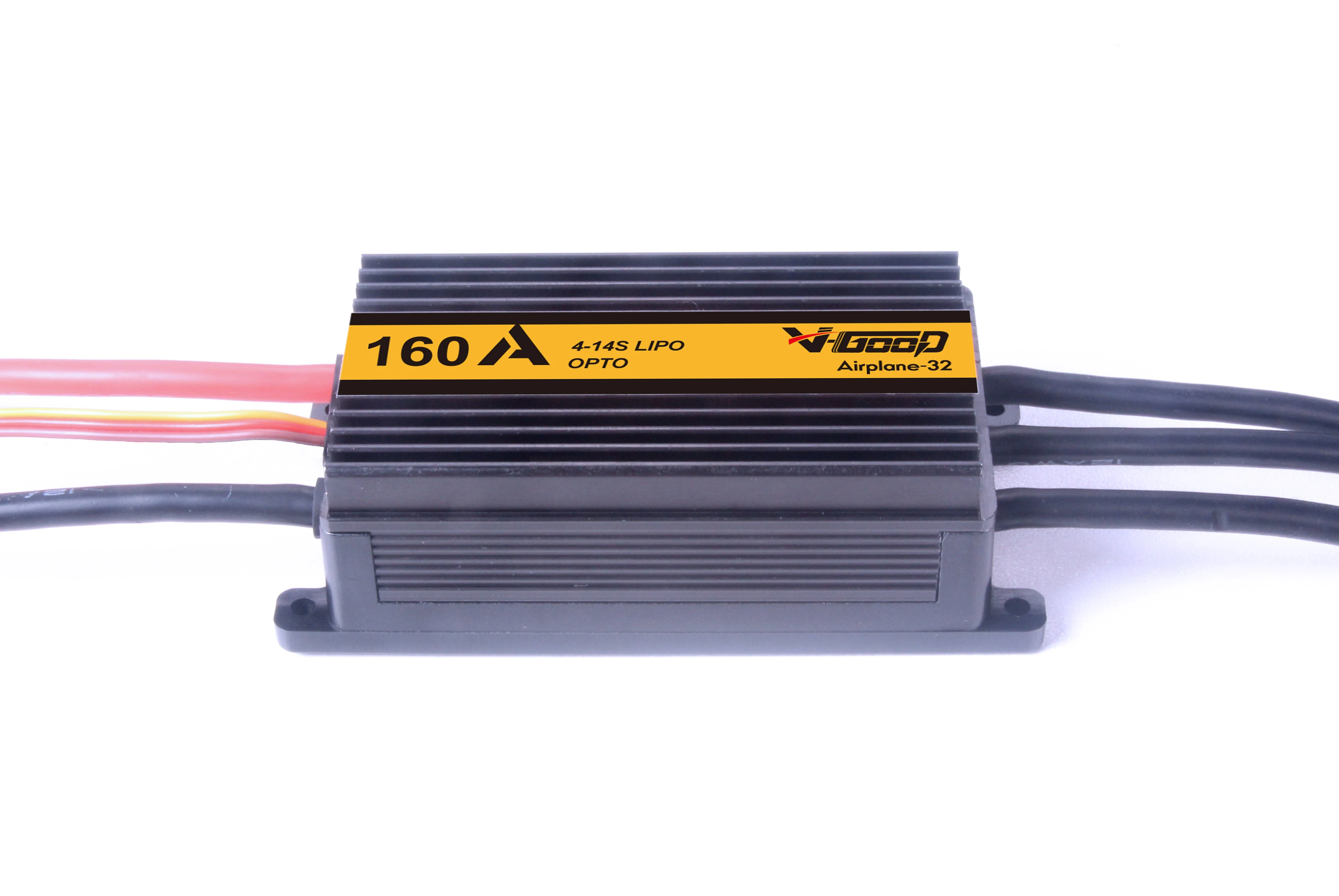 

VGOOD Airplane32 A32 160A Airplane Brushless ESC 5.5-8V/10A SBEC OPTO 4-14S LIPO for RC Model 3D Ducted Airplane Fixed-Wing
