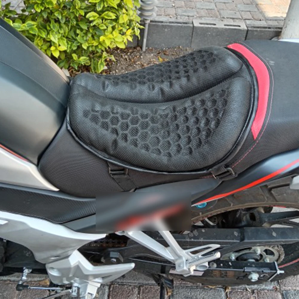Coccyx Cushion SKYJDM Foldable Passenger Motorcycle Gel Rear Seat