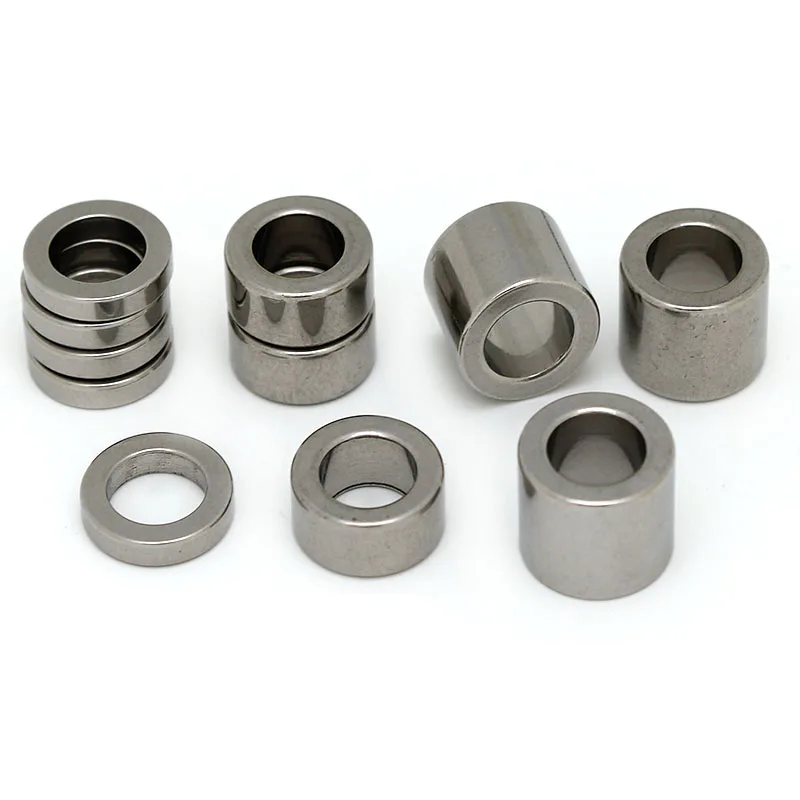 20 stücke Edelstahl großes Loch Metall lose Perlen Zubehör Rohr Spacer Perlen Charme für DIY Armband Schmuck machen Ergebnisse