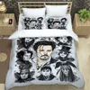 Johnny Depp Pattern Quilt Cover With Pillowcases 3D Digital Printed Bedding Set Twin Full Queen King Gift 3