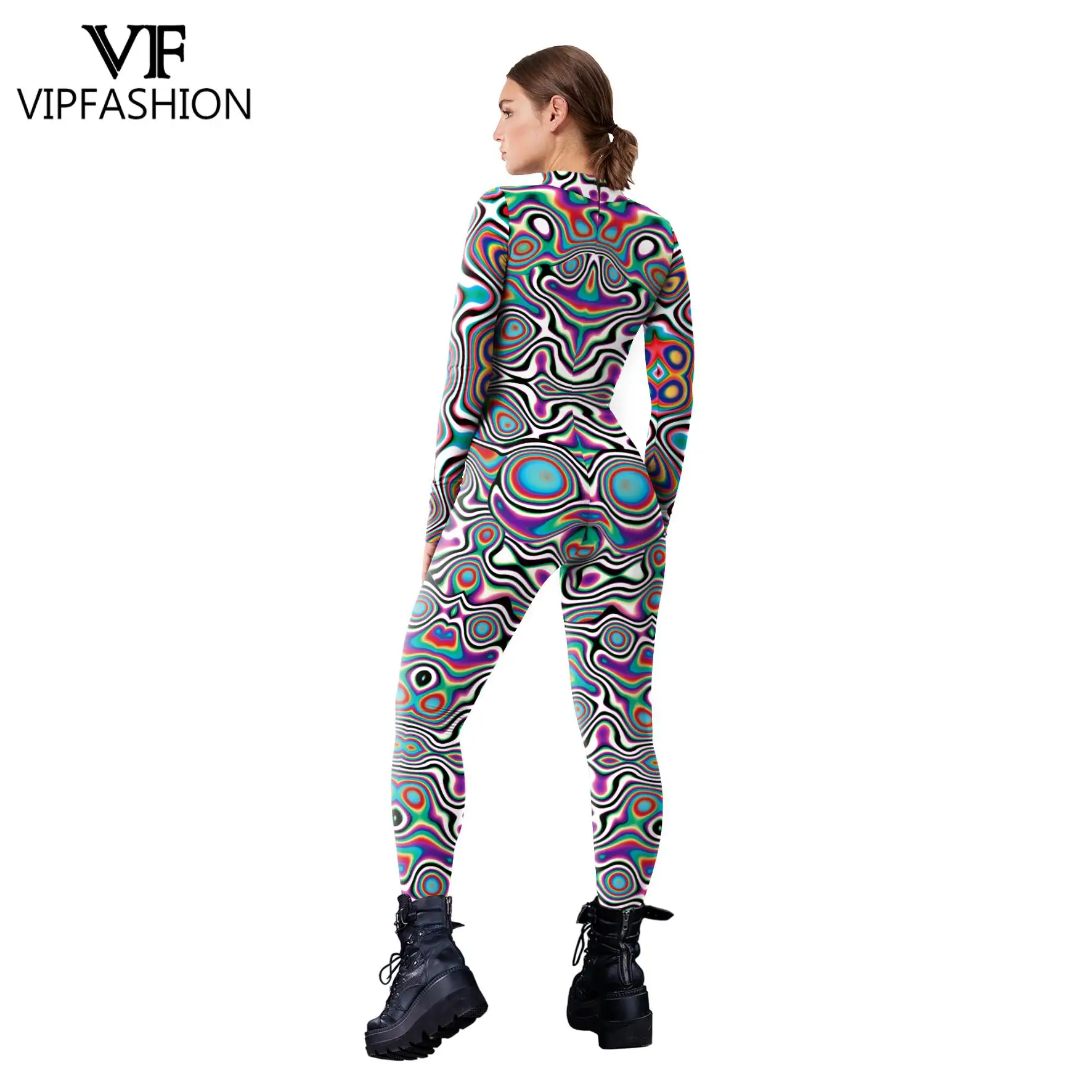 Cosplay Costume Adult Unitard Sexy Fetish Wear VIP FASHION Halloween Cosplay Costumes For Women Carnival Punk Steampunk Sexy Slim Jumpsuit Performance Zentai Bodysuit