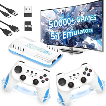 Console da gioco retrò X10 Pro 128G Game Stick integrata 50000 giochi retrò 40+ emulatori S905 x 3 TV Videogioco Console