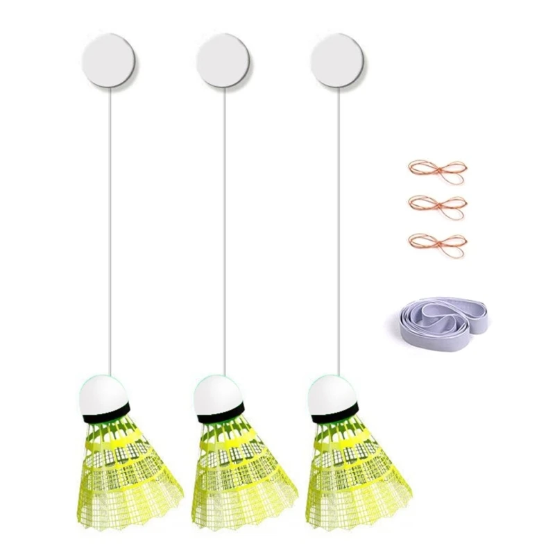 

2024 New Glowing Badminton Trainer Badminton Practice Profession Stretch Badminton Training Tool Self Study Shuttlecock Rebounds