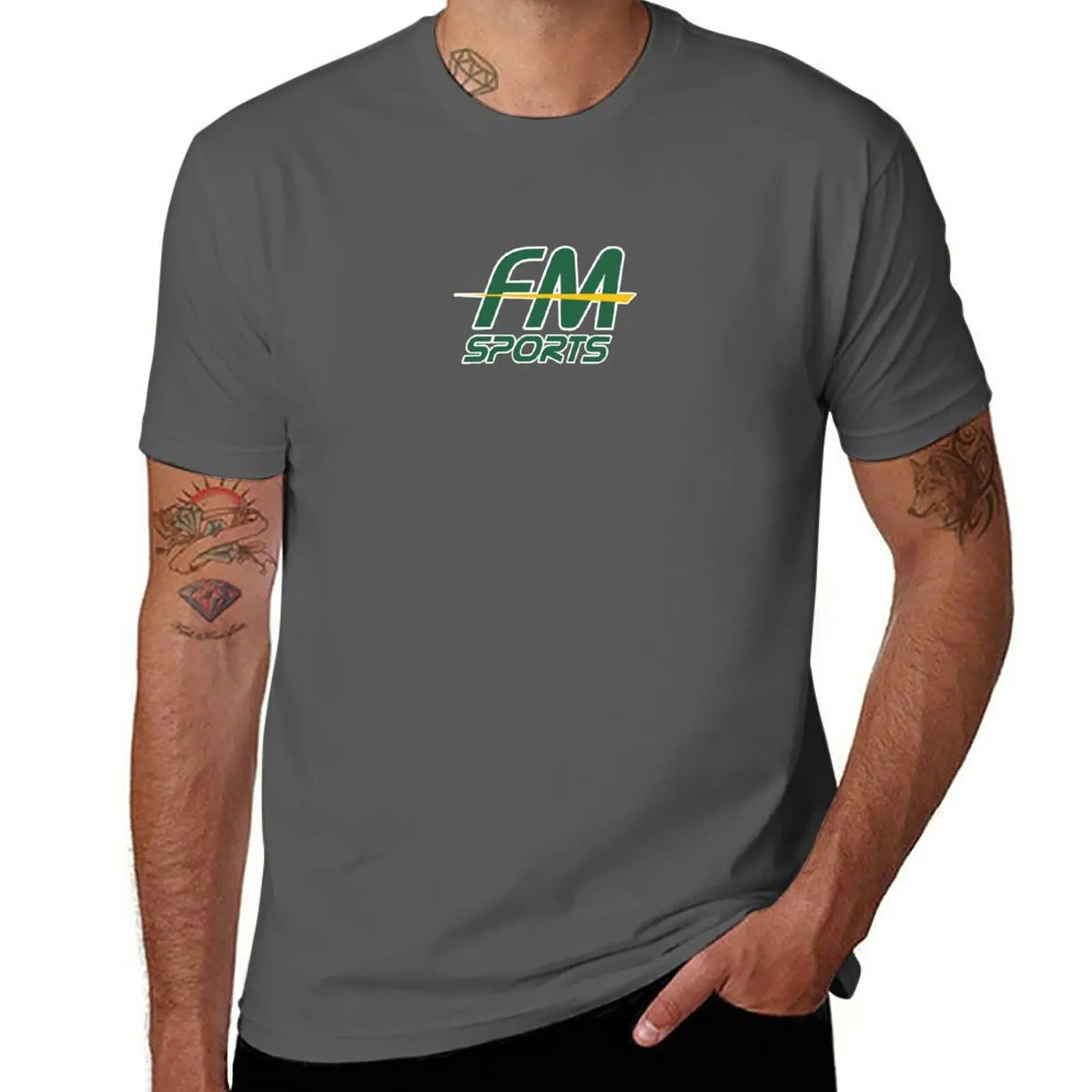 

FM Sports Classic Logo T-Shirt sweat oversizeds plain mens graphic t-shirts anime