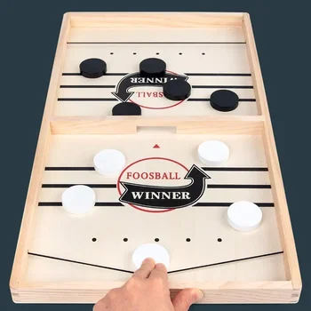 Jeux gagnant de baby-foot, jeu de Hockey sur Table, catapulte, échecs, jouet interactif Parent-enfant, rondelle à fronde rapide, jeu de société, jouets pour enfants 1