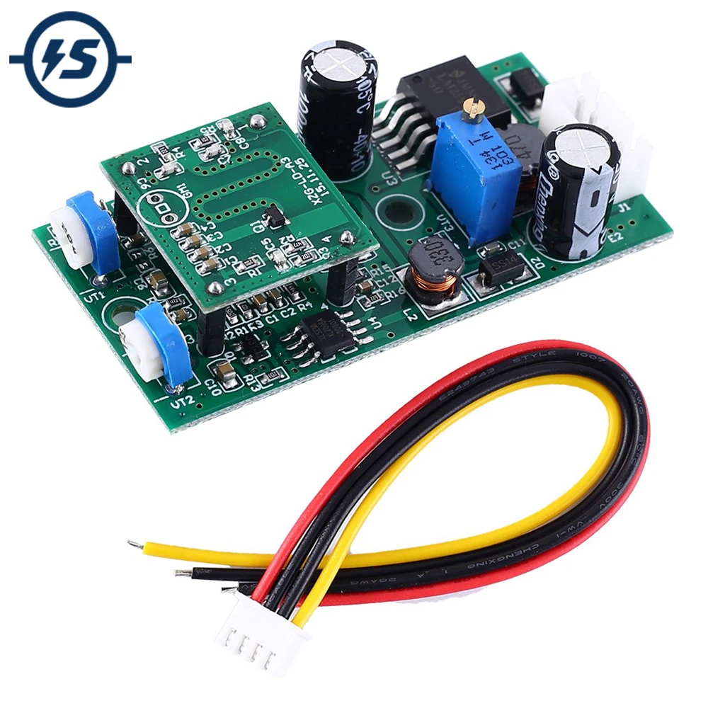 Dc 12V 24V 36V Naar 12V 3A Radar Sensor Switch Board