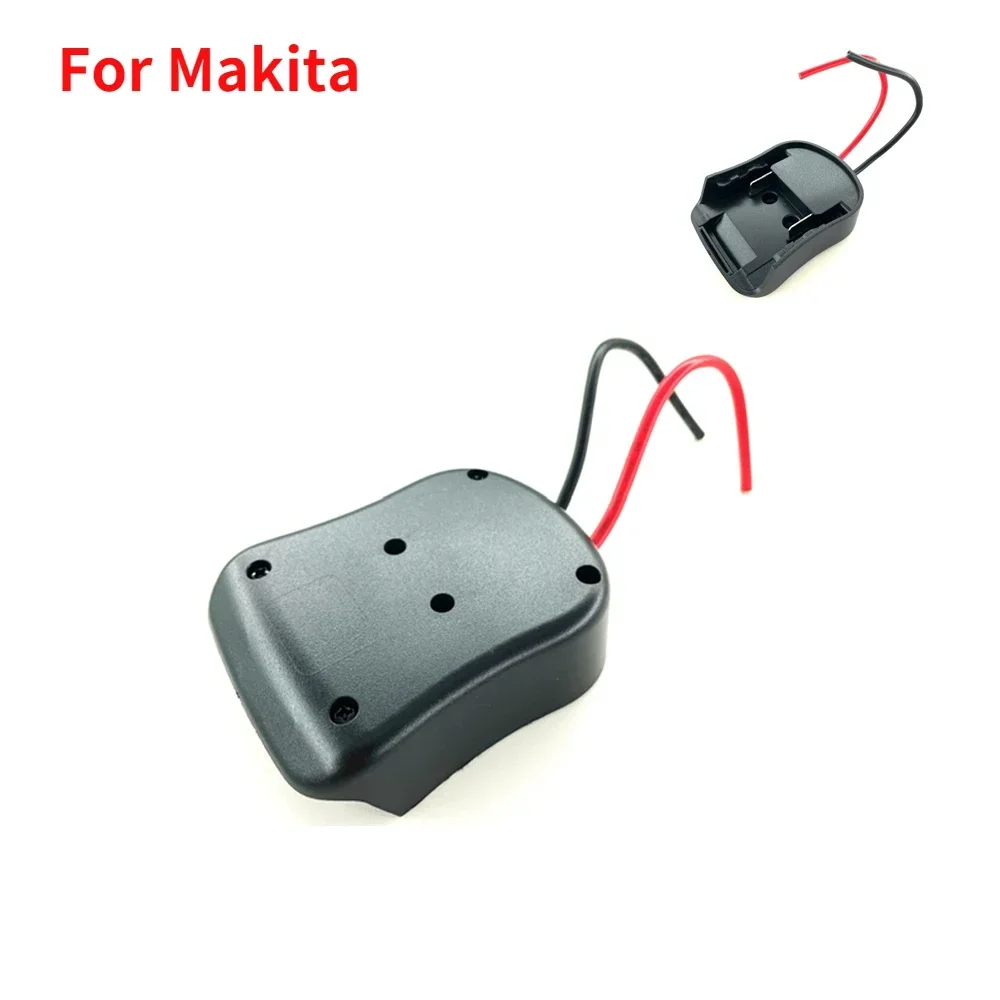 Charger Adapter Power Supply Adapter Battery Charger Adapter Battery Adapters for Makita/Bosch/Milwaukee/Dewalt/Black&Decker/Ryobi 18V Power Connector DIY Adapter Dock Holder 14 Awg Wires