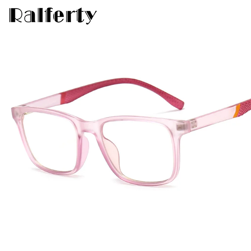 Anti Blue Light Glasses Kids Glasses Optical Spectacle Frames Ralferty TR90 Children's Glasses Blue Light Blocking Glasses Kids Girl Boy Eyeglass Frame Clear Lenses No Diopter Oculos M8300