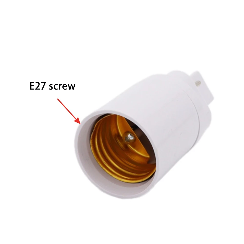 5 Pcs/Lot G24 To E27 Lamp Holder Converter G24d Short Style GX24 Lamp Head Extended Socket 2-Pin 4-Pin Base lamp holder converter lamp holder lamp socket adapter lamp bulb socket adapter