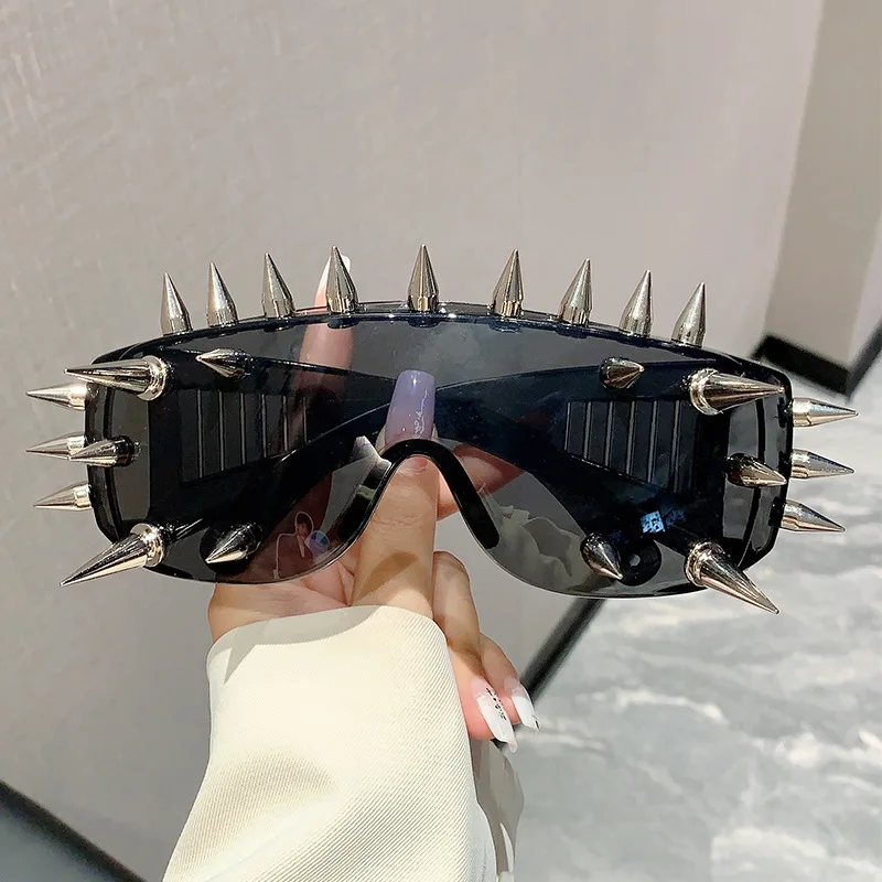 Y2K Steampunk Big Frame Sunglasses Women Men