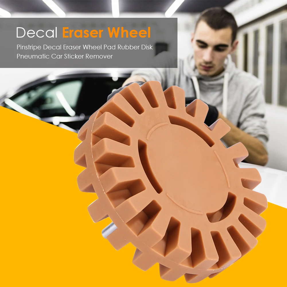 Pinstripe Decal Eraser Wheel Pad Rubber Disk Pneumatic Car Sticker Remover  Tool - AliExpress