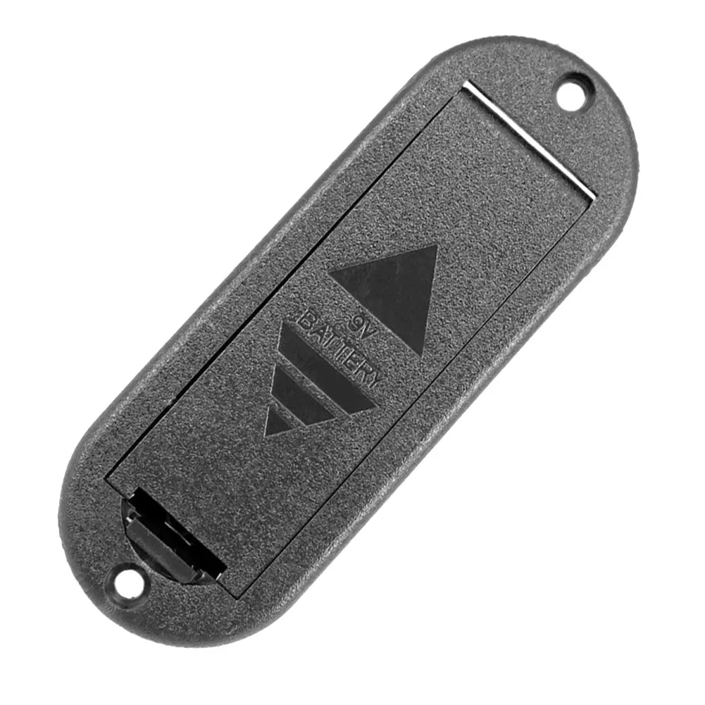 Bass-Batteriegehäuse, 81,5 x 29,5 mm, 9 V-Batteriekasten, flache Montage, Batteriegehäuse für elektrische Instrumente für aktive Tonabnehmer – Detail 7