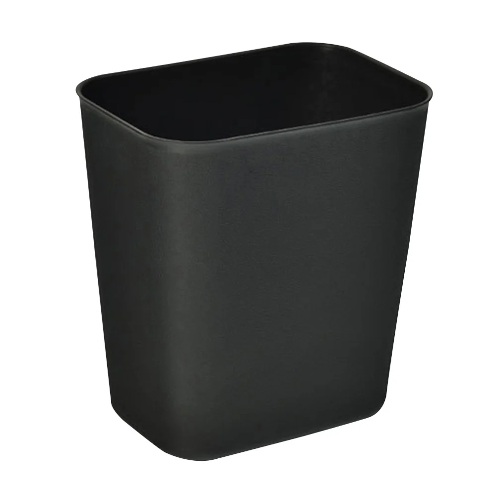 

Black Trash Can Waste Paper Bucket Office Container Dining Table Toilet Storage Plastic Bedroom Large Capacity Garbage