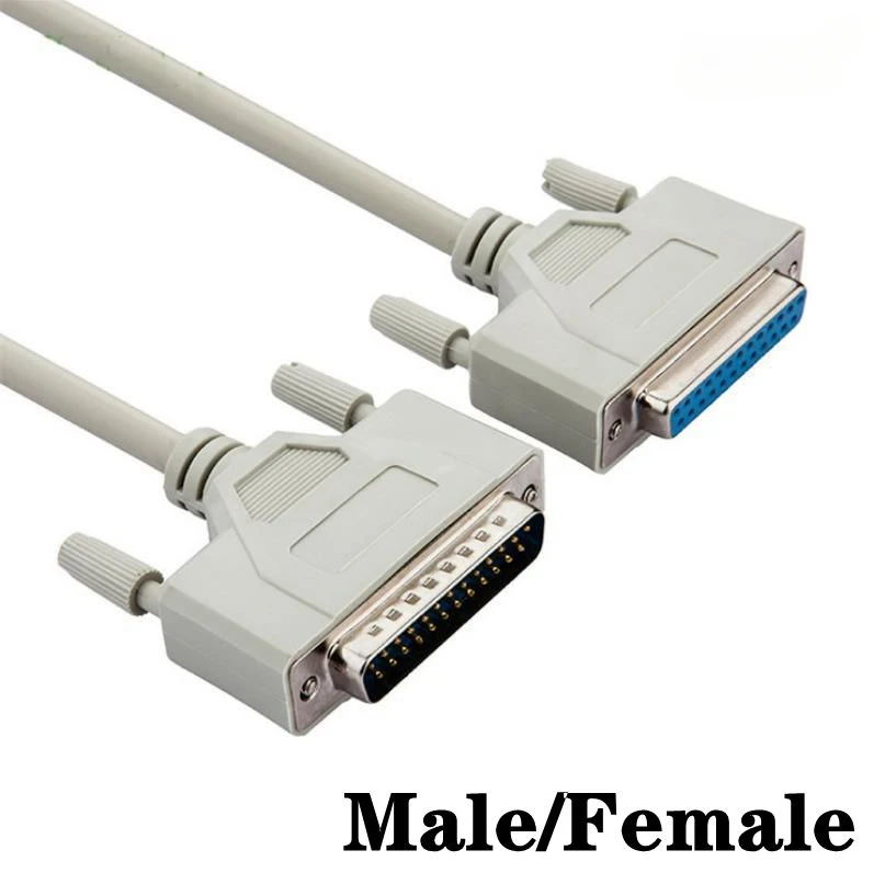 25Pin DB25 병렬 남성-남성 여성 LPT 프린터 DB25 M-M 케이블 1.5M/3M/5M/10M 컴퓨터 케이블 프린터 연장 케이블 25 핀