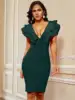 Bandage Dress Bodycon Dress Evening Party Elegant Sexy One Shoulder Birthday Club Outfit 1