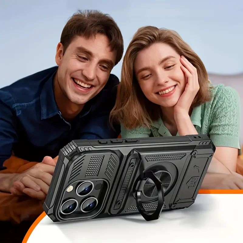 Heavy-Duty Shock-Proof Phone Cases with Dual SIM Card Slots