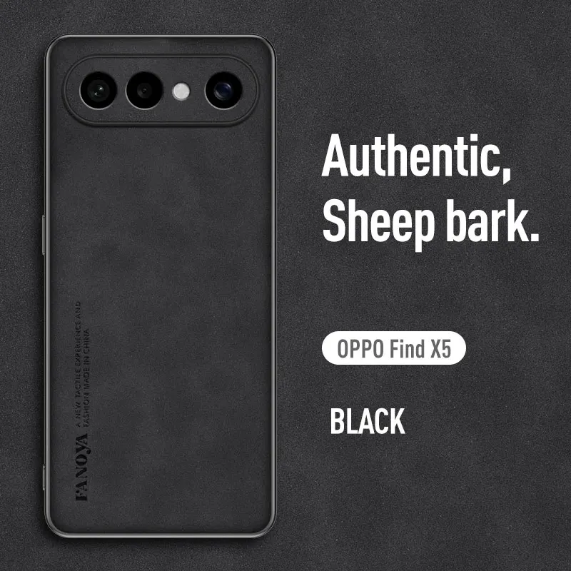 Leather Shockproof Phone Case - Skin-Friendly Protective Cover