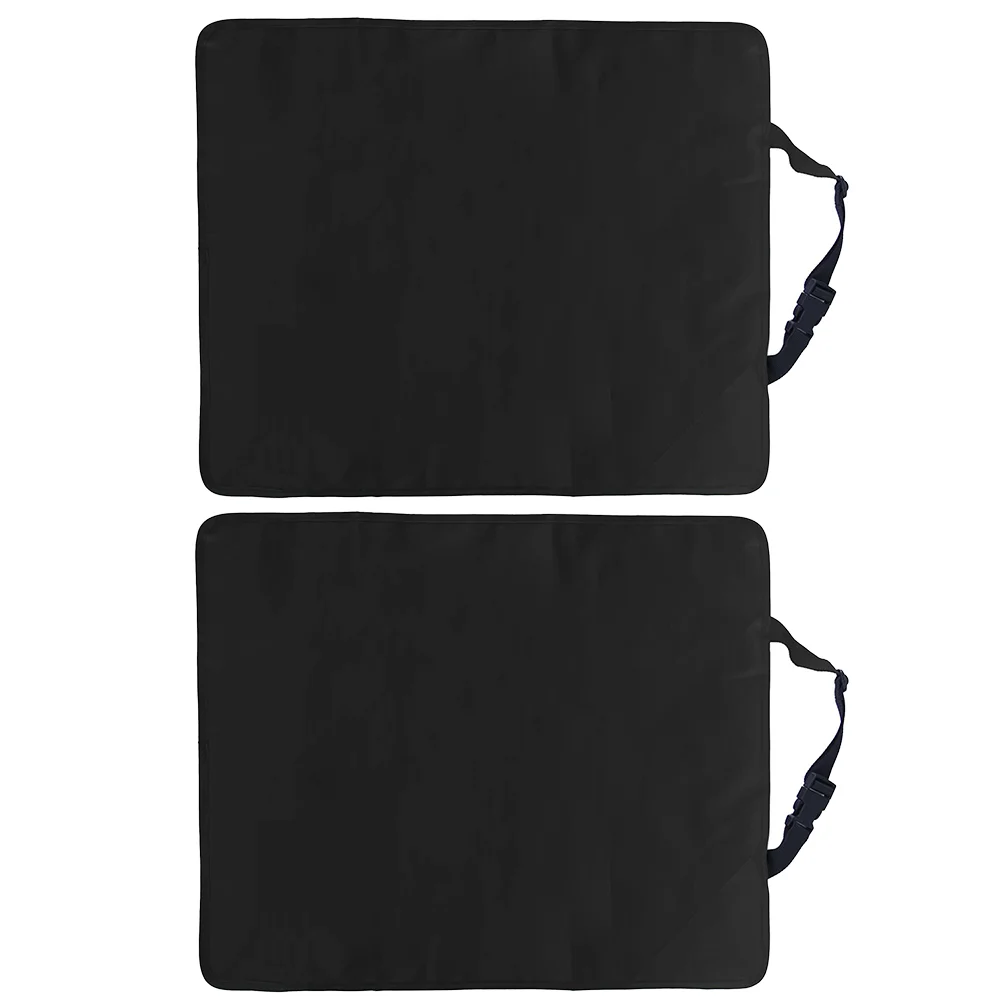 2 Pcs Kick Pad Vehicle Mats Car Anti-kick Seat Protector Auto Backseat Automatic