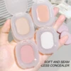 Soft light without trace concealer Highlight acne mark cover dark circles Matte brightening concealer gift thumb puff 3