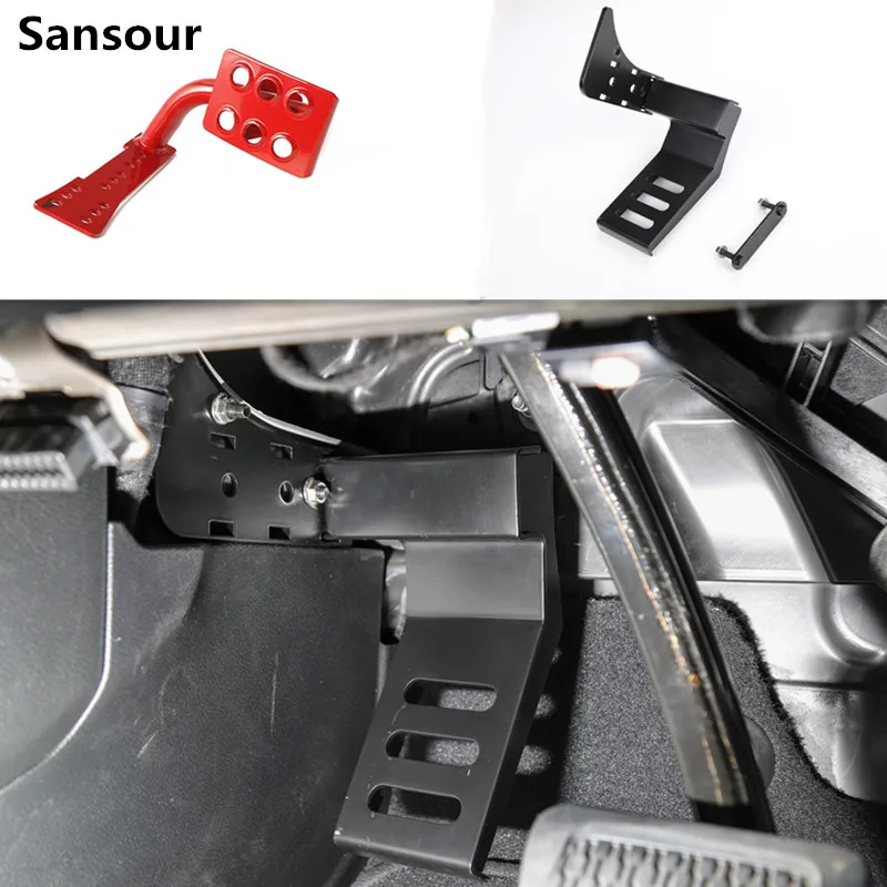 Sansour Car Interior Dead Pedal Left Side Foot Rest Kick Panel for Jeep