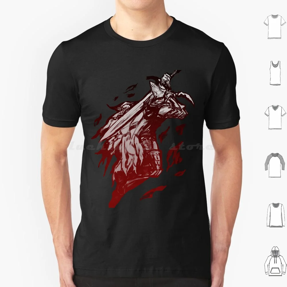 Abyss Watcher-Inkborne ( Dark Variant ) T Shirt Big Size 100% Cotone Dark Souls 3 Bloodborne Dark Sousls3 Dark Souls
