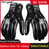 Winter Ski Gloves Sports Cycling Gloves Warm Men'S Pu Leather Gloves Non-Slip Touch Screen Gloves 1