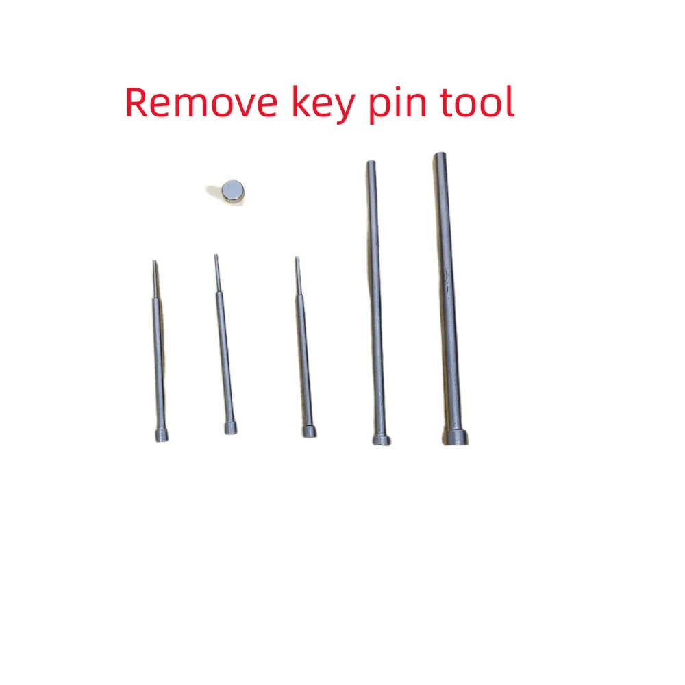 Keychannel 5pcs/lot Removing Car Flip Key Pin Tool Removal Pin Disassembly Set Needle Pin Remover Nail Locksmith Repair Tools
